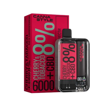 Вейп с CBD 8% (800 мг) 6000 затяжек